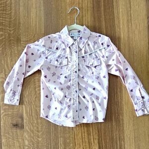Western Cactus Pearl Button Shirt